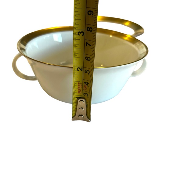 1-Rosenthal Kurfurstendamm Soup Bowl, White Porcelain with Gold Thick Trim, - Picture 7 of 7